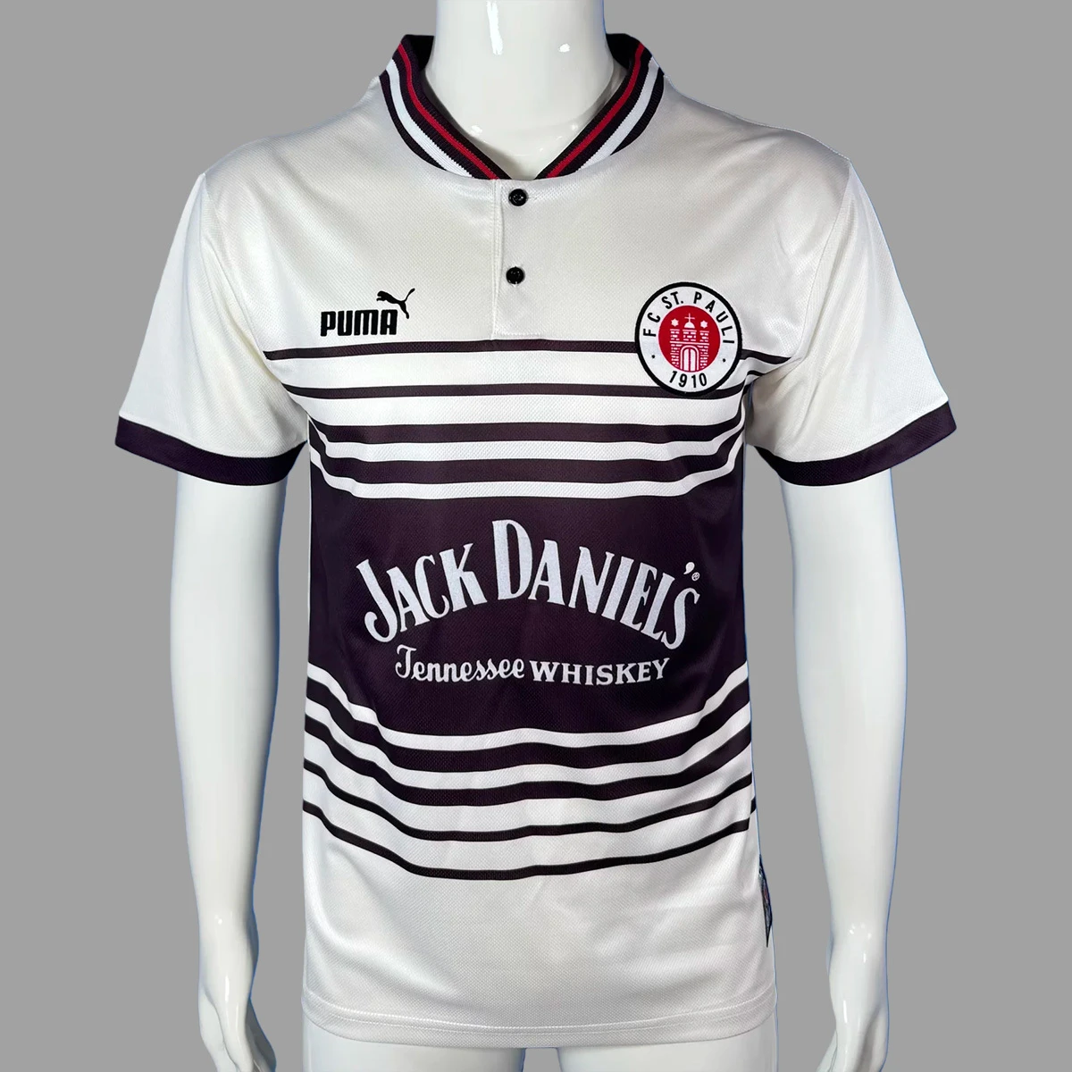 97/99 St. Pauli Home Retro Soccer Jersey
