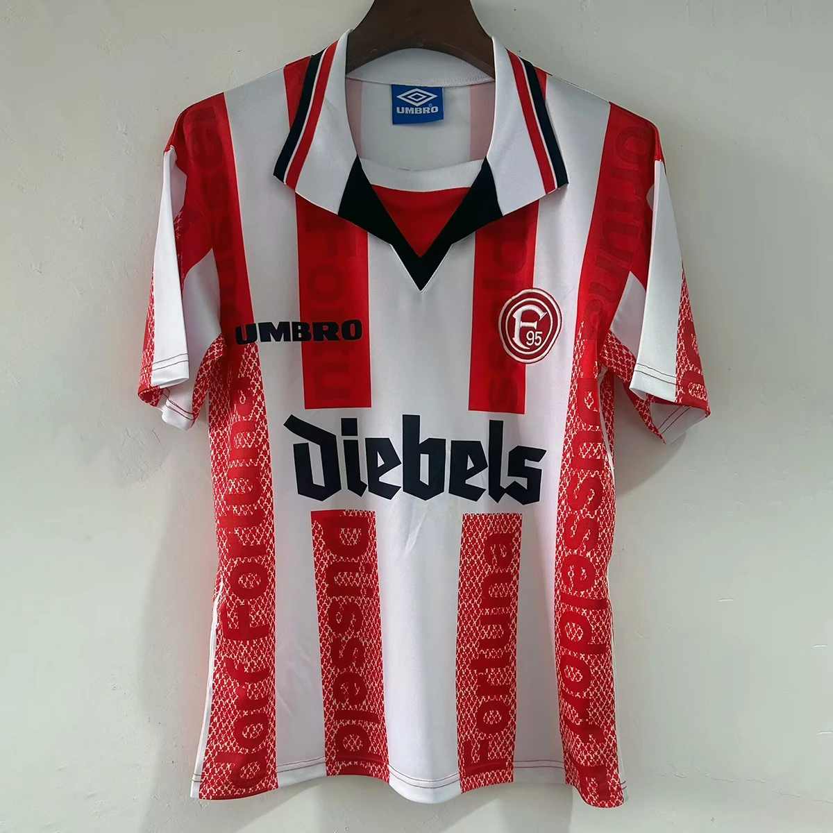 96/98 Dusseldorf Home Retro Soccer Jersey