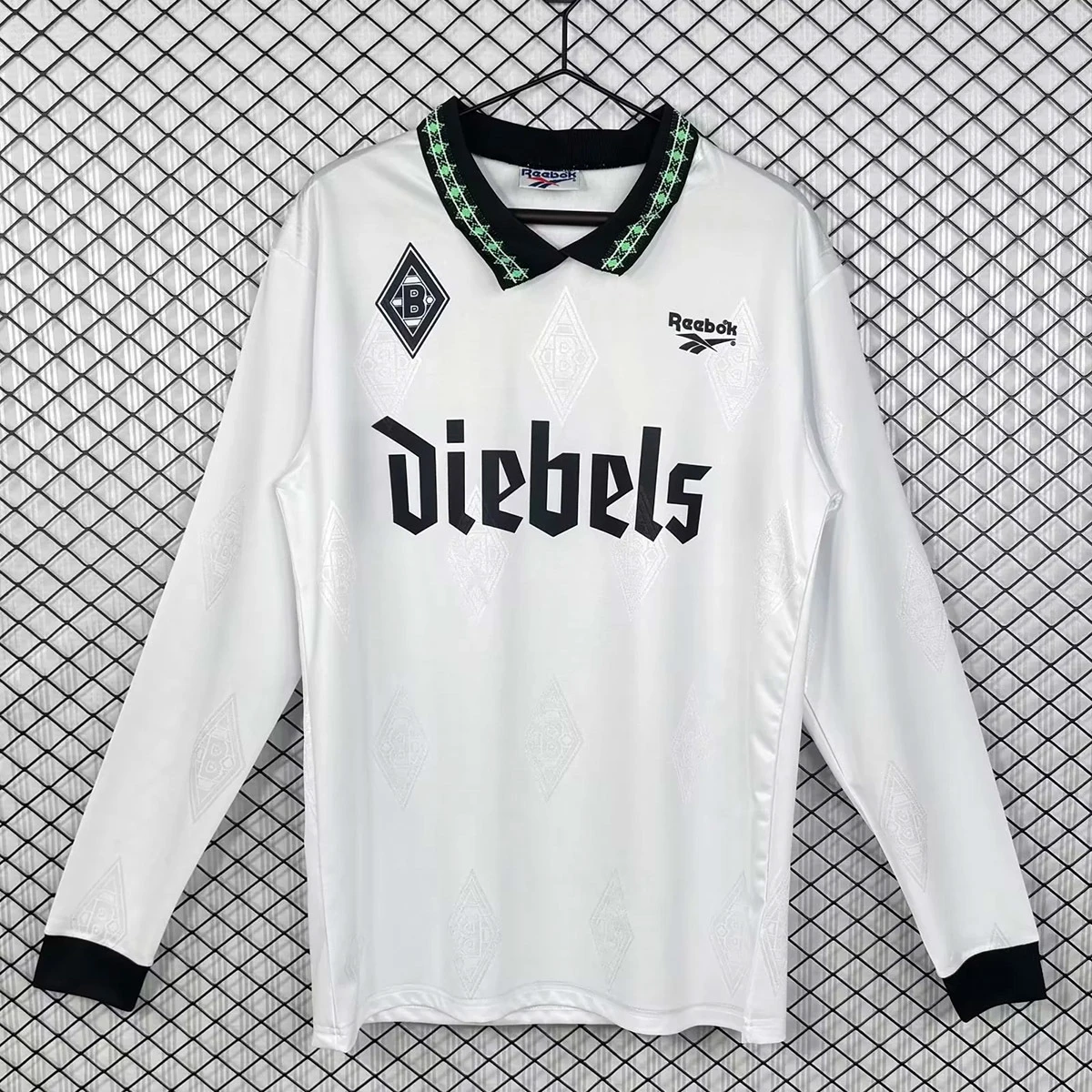 95/96 Monchengladbach Home Long Sleeve Retro Soccer Jersey