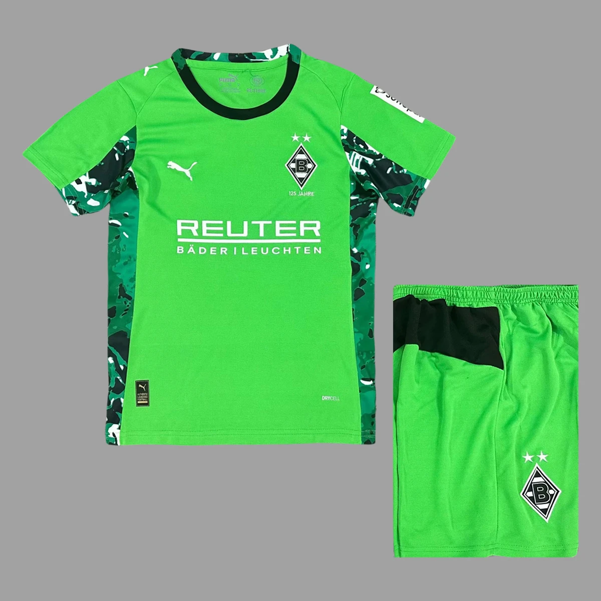 25/26 Monchengladbach Away Kids Soccer Jersey Size 16-28