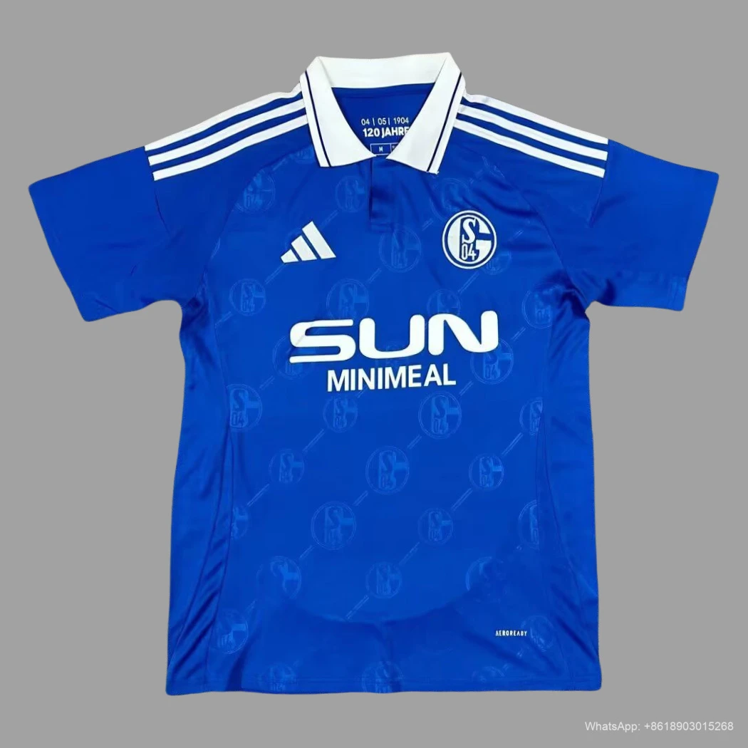 24/25 Schalke Home Soccer Jersey