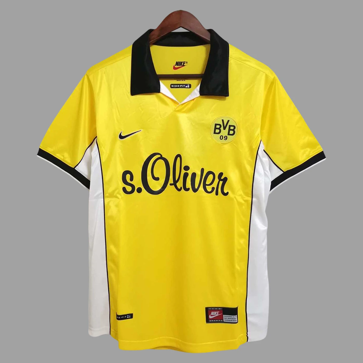98/00 Dortmund Home Retro Soccer Jersey