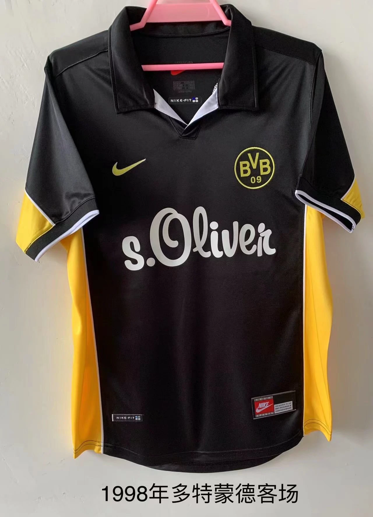 98/00 Dortmund Away Retro Soccer Jersey