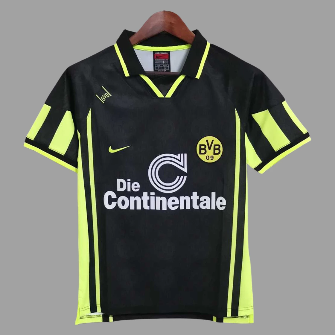 96/97 Dortmund Away Retro Soccer Jersey