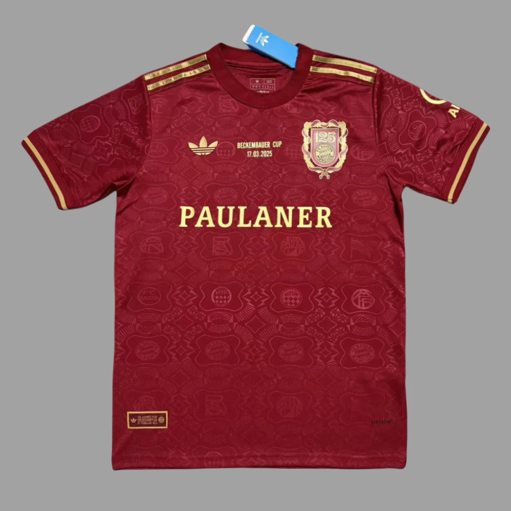 2025 Bayern Munich 125 Years Anniversary Beckenbauer Soccer Jersey