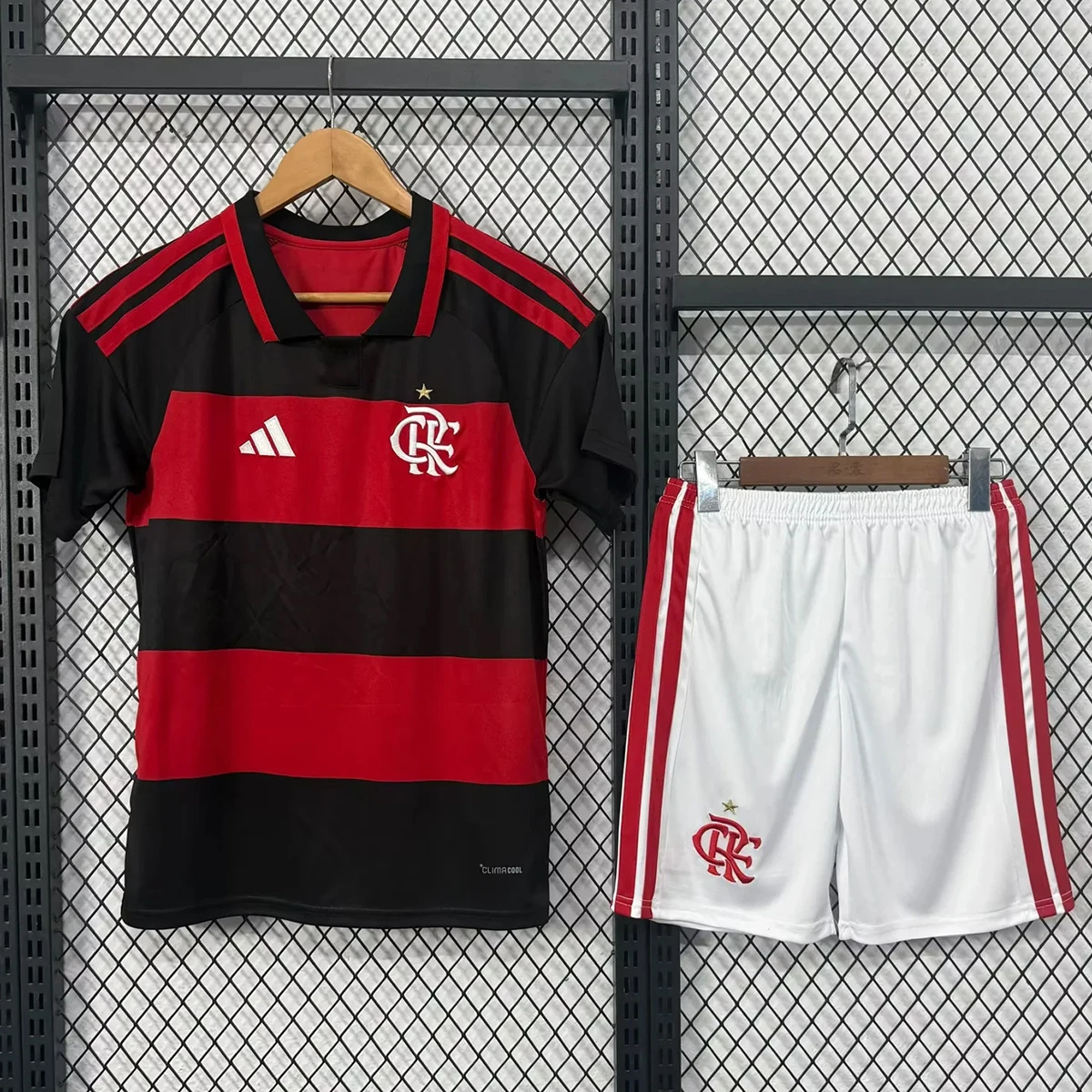 2026 Flamengo Home Kids Soccer Jersey Size 16-28