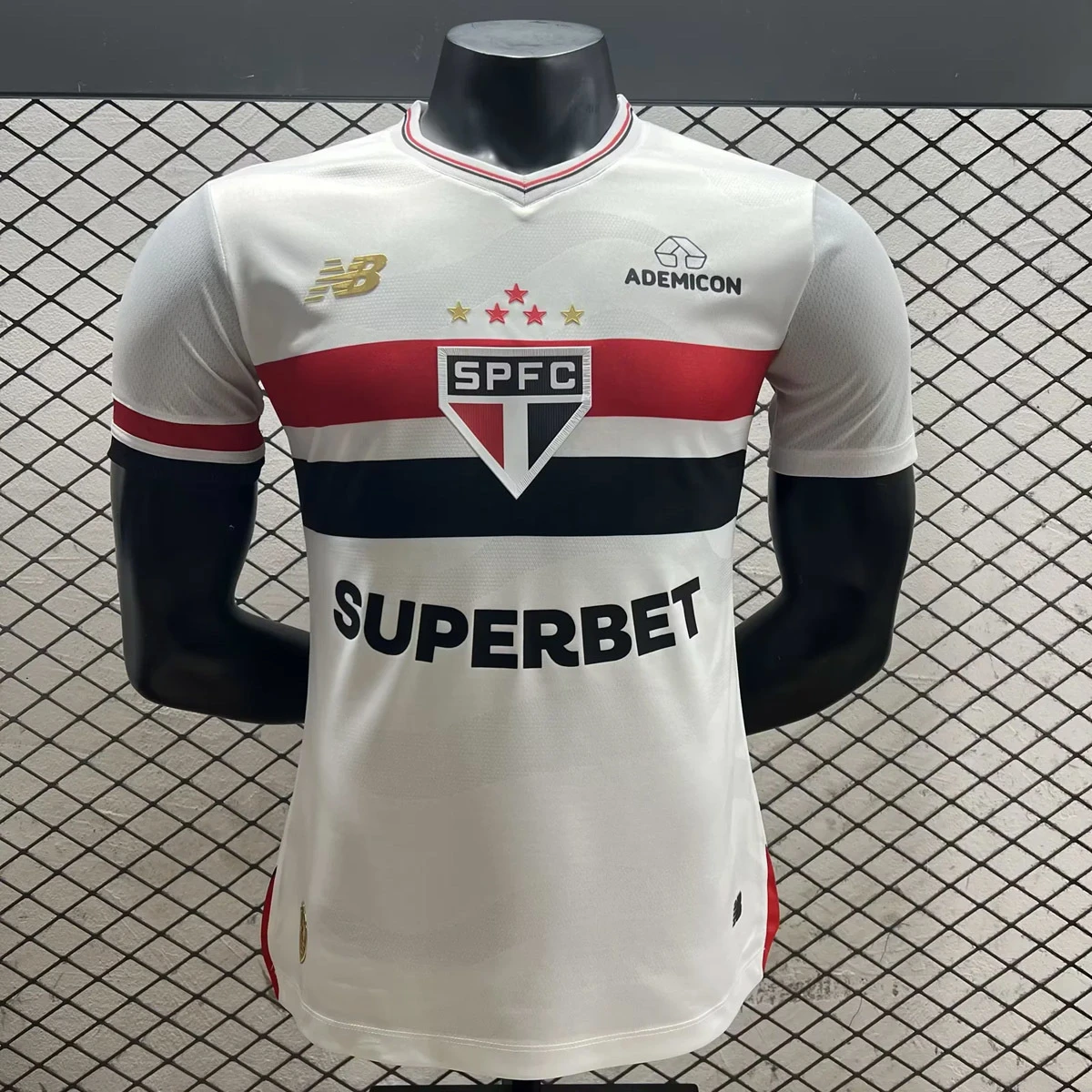2025 Sao Paulo Home Player Version Soccer Jersey