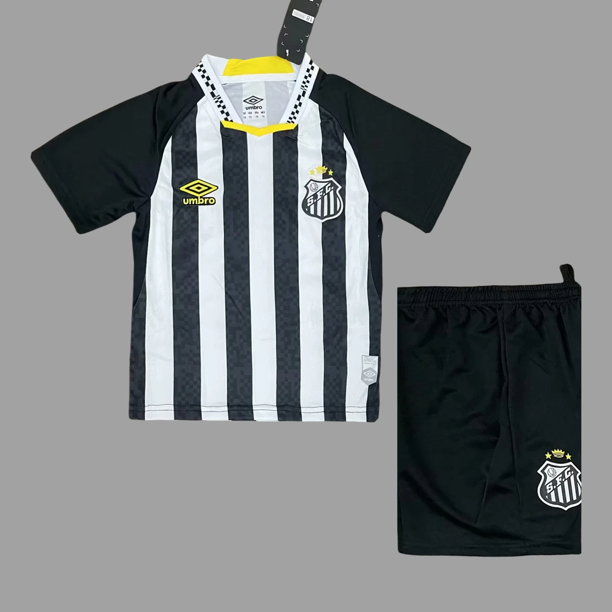 2025 Santos Away Kids Soccer Jersey Size 16-28