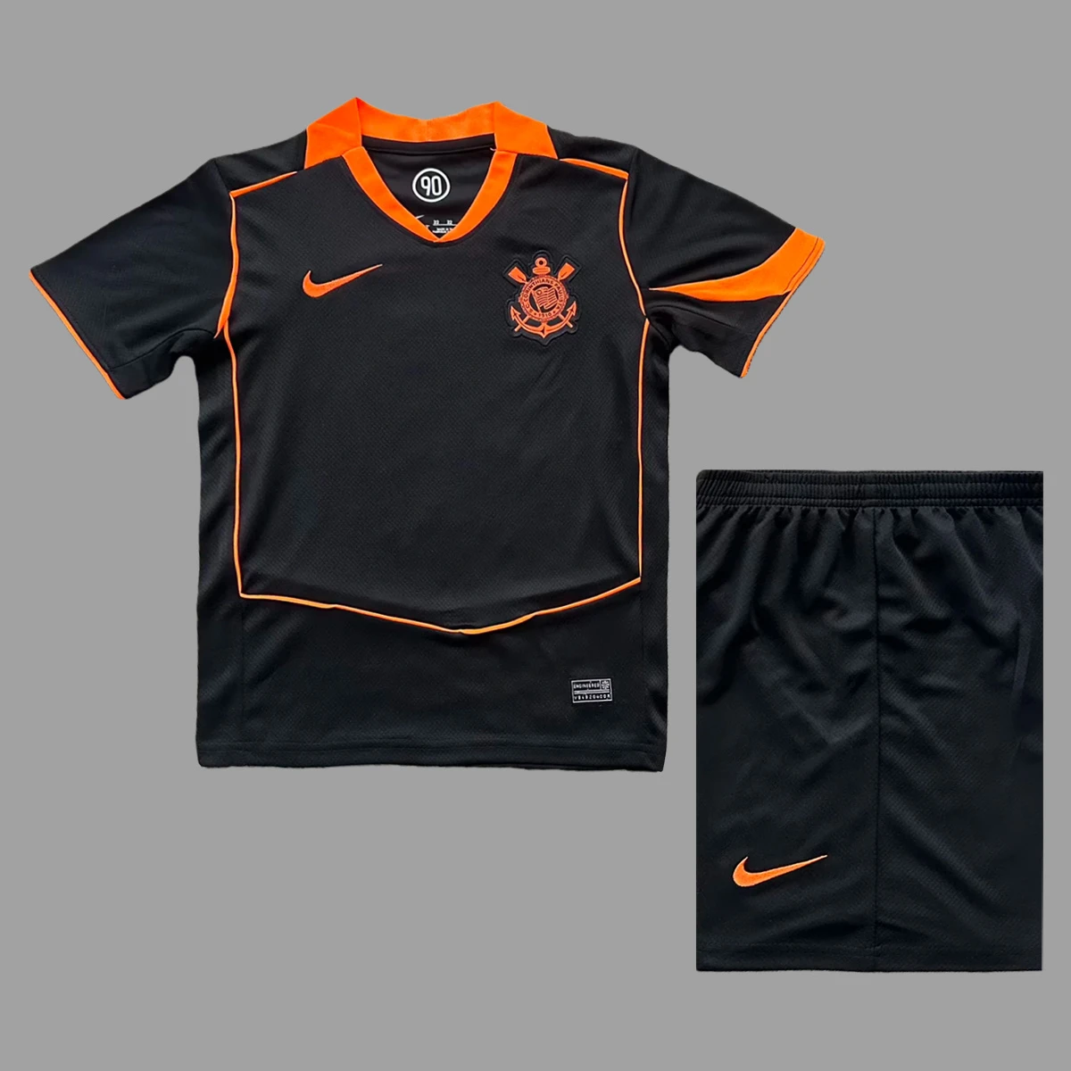2025 Corinthians Third Kids Soccer Jersey Size 16-28