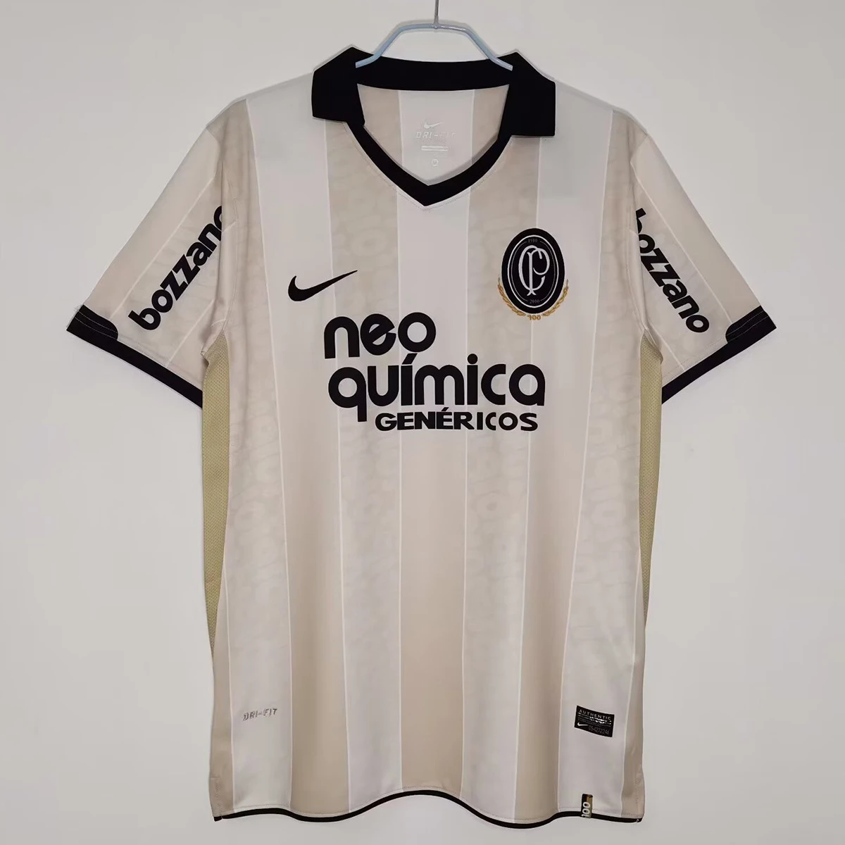 2010 Corinthians 100th Anniversary Retro Soccer Jersey