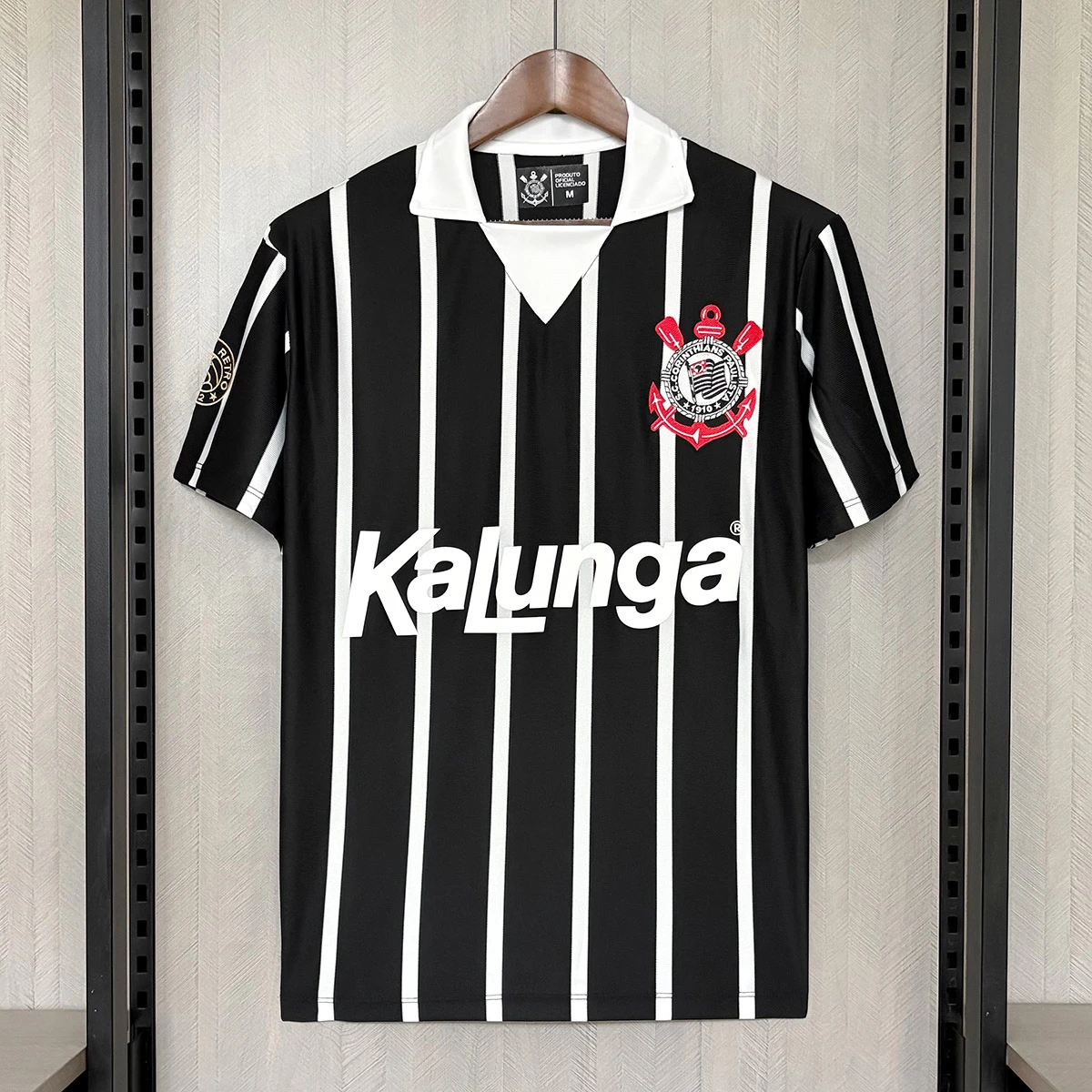 1990 Corinthians Away Retro Soccer Jersey