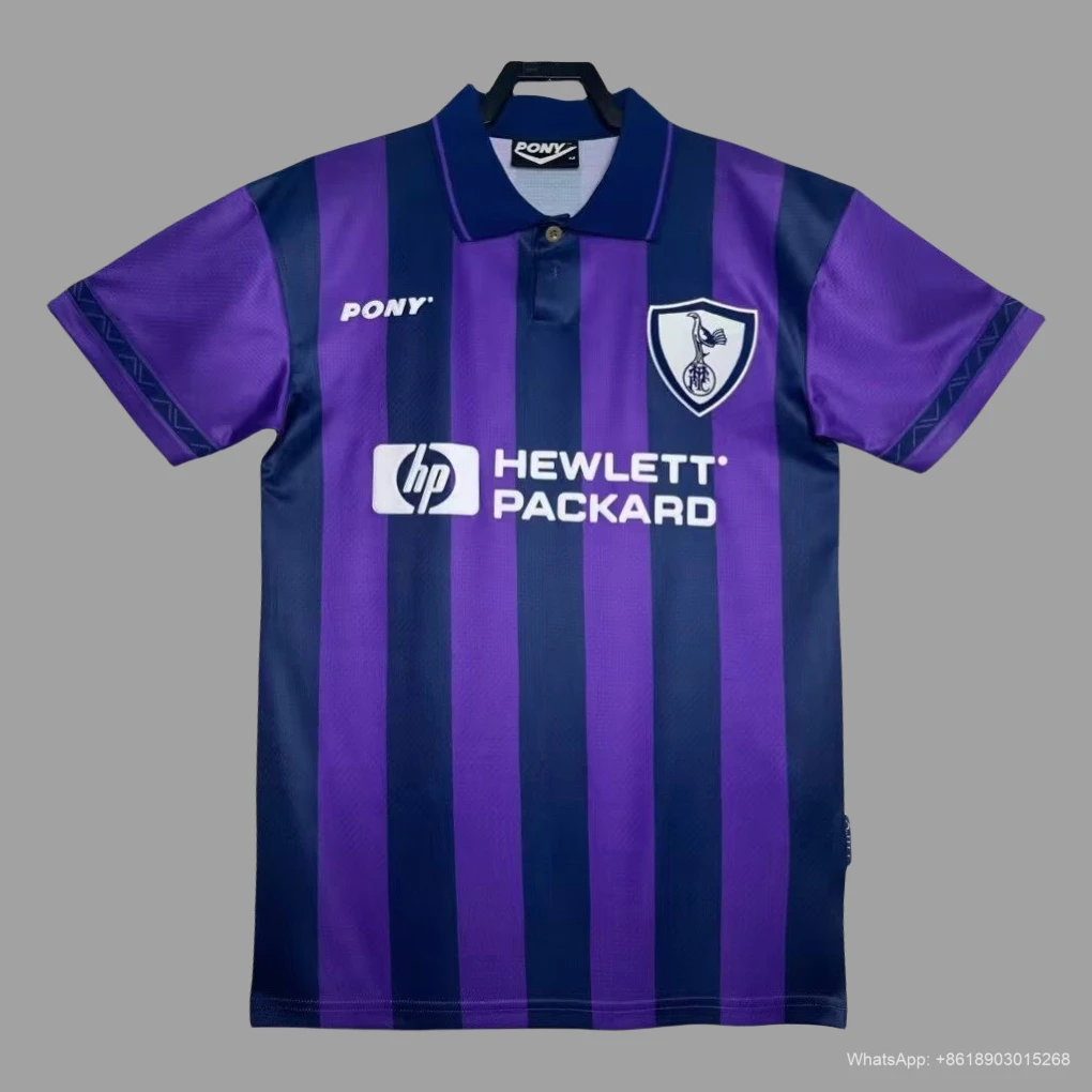 95/96 Tottenham Hotspur Away Retro Soccer Jersey