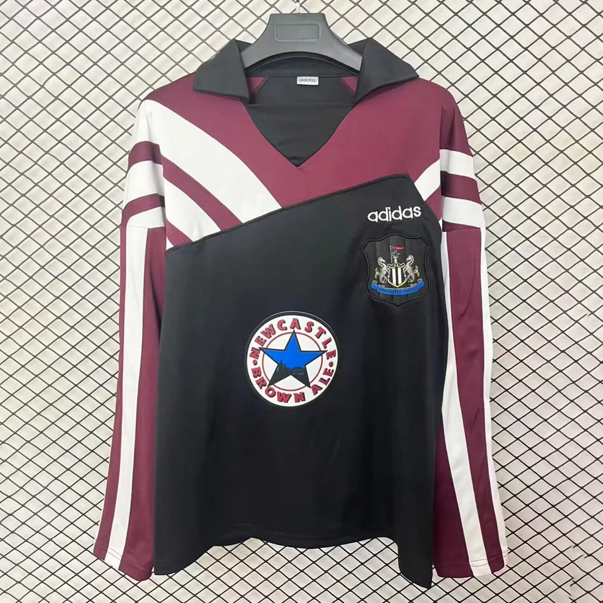 95/96 Newcastle United Long Sleeve Droll Top