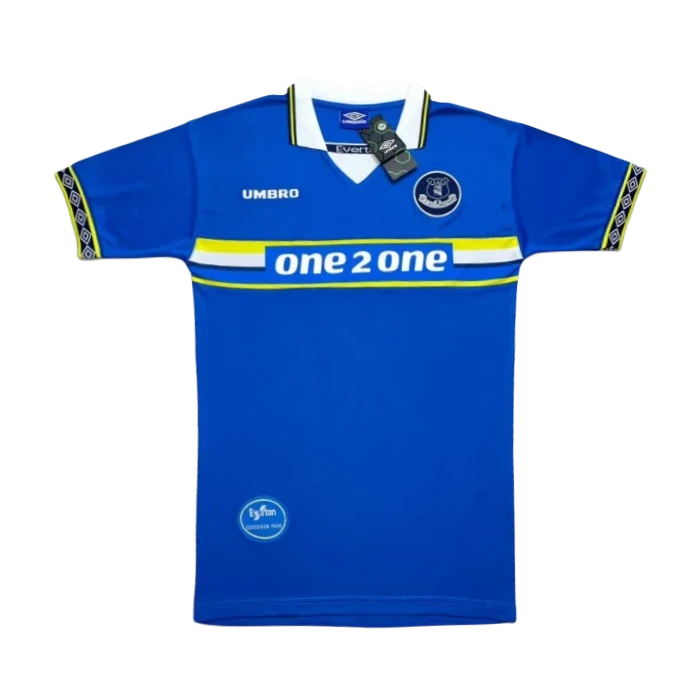 Retro 97-99 Everton home soccer jersey yupoo