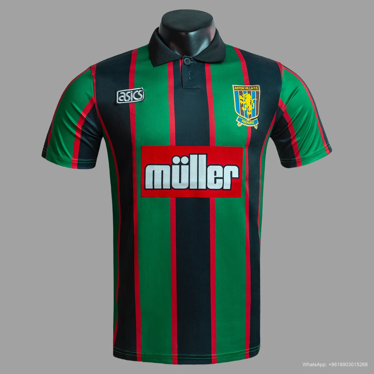 93/95 Aston Villa Away Retro Soccer Jersey