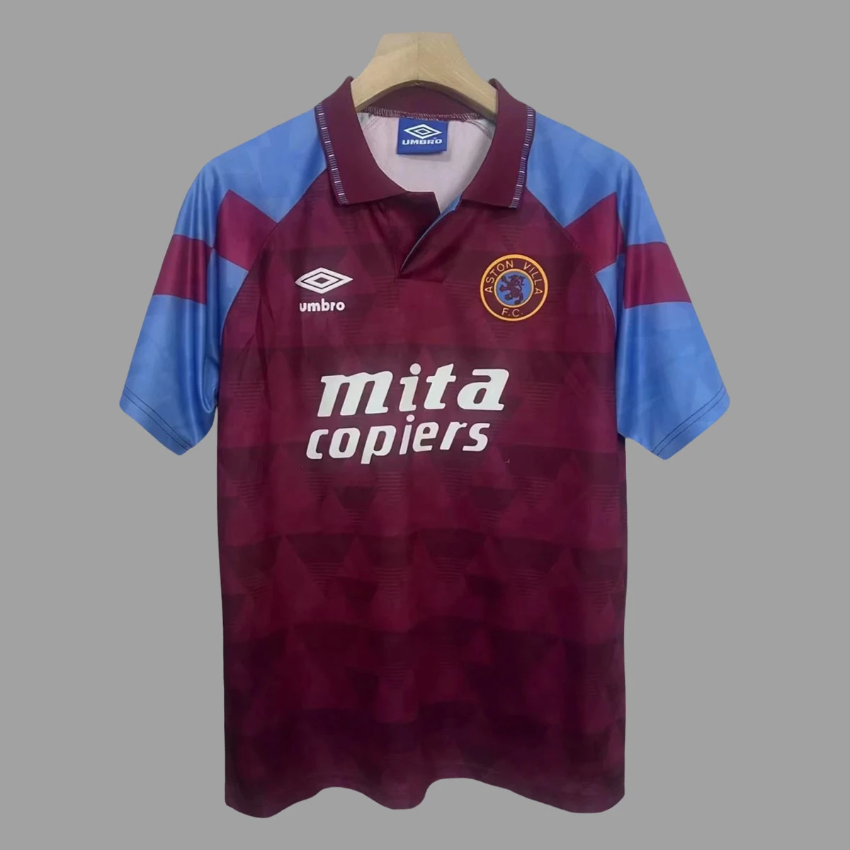 90/92 Aston Villa Home Retro Soccer Jersey