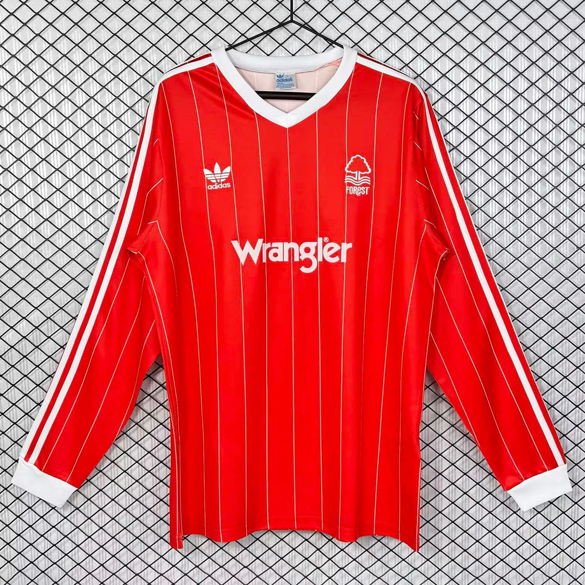 82/84 Nottingham Forest Home Long Sleeve Retro Soccer Jersey