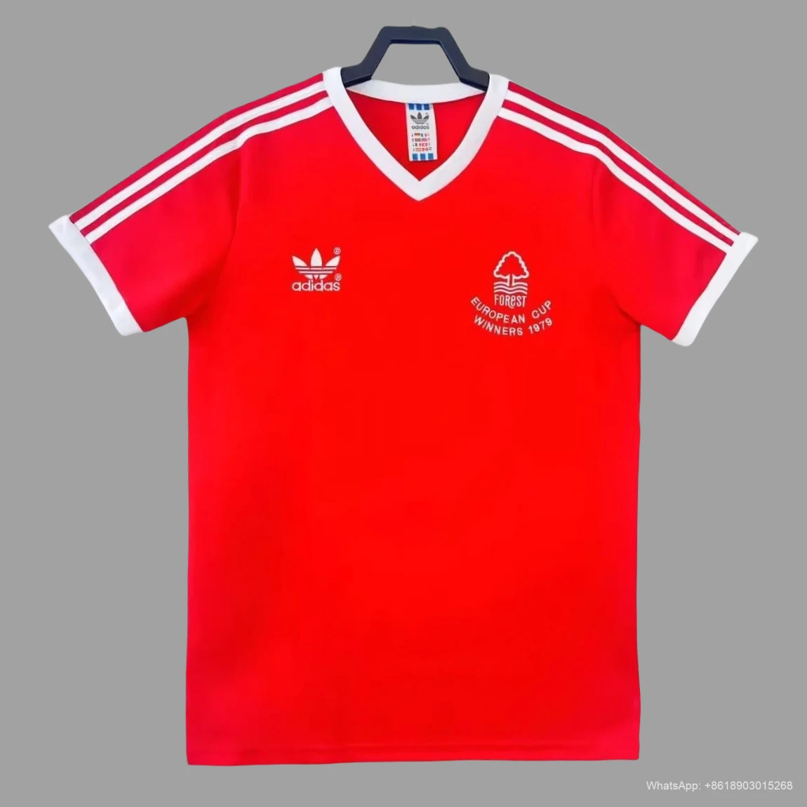 77/80 Nottingham Forest Home Retro Soccer Jersey