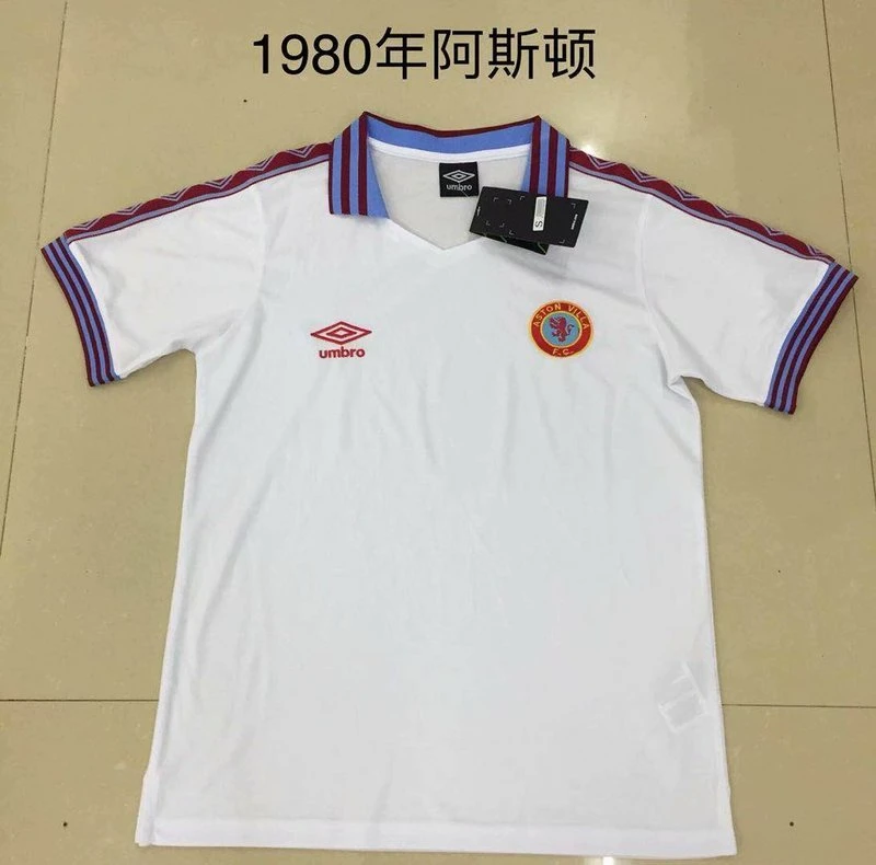 76/81 Aston Villa Away Retro Soccer Jersey
