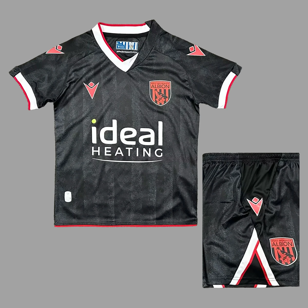 25/26 West Bromwich Third Kids Soccer Jersey Size 16-28