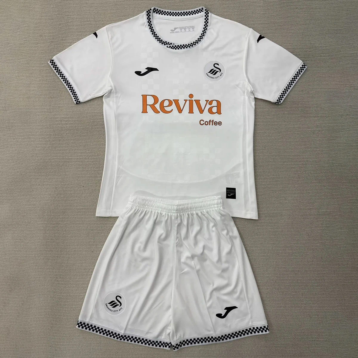 25/26 Swansea City Home Kids Soccer Jersey Size 16-28