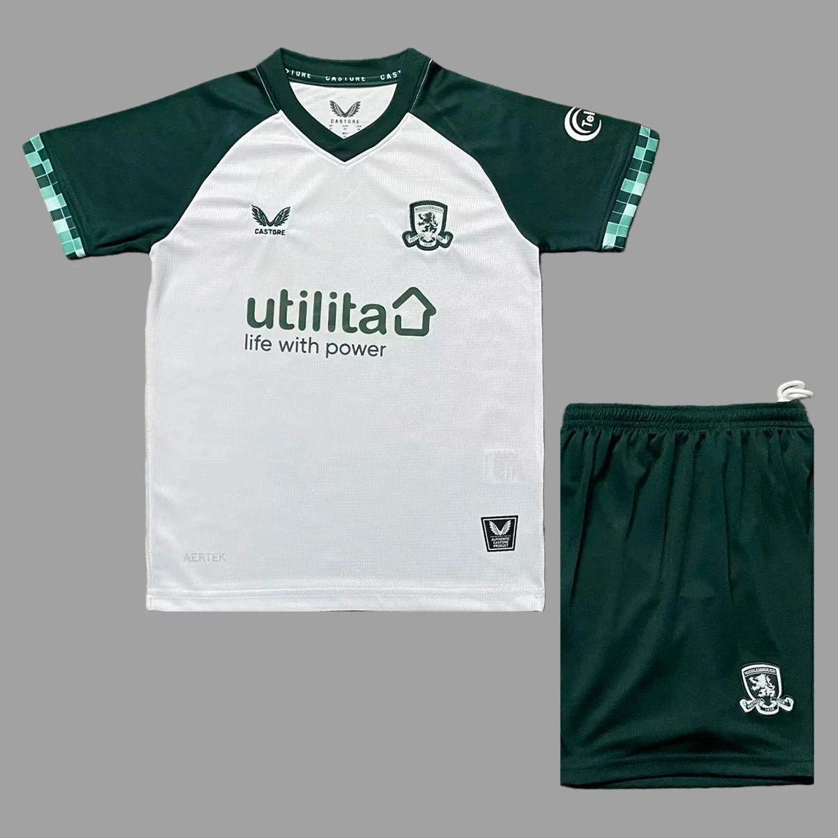 25/26 Middlesbrough Third Kids Soccer Jersey Size 16-28