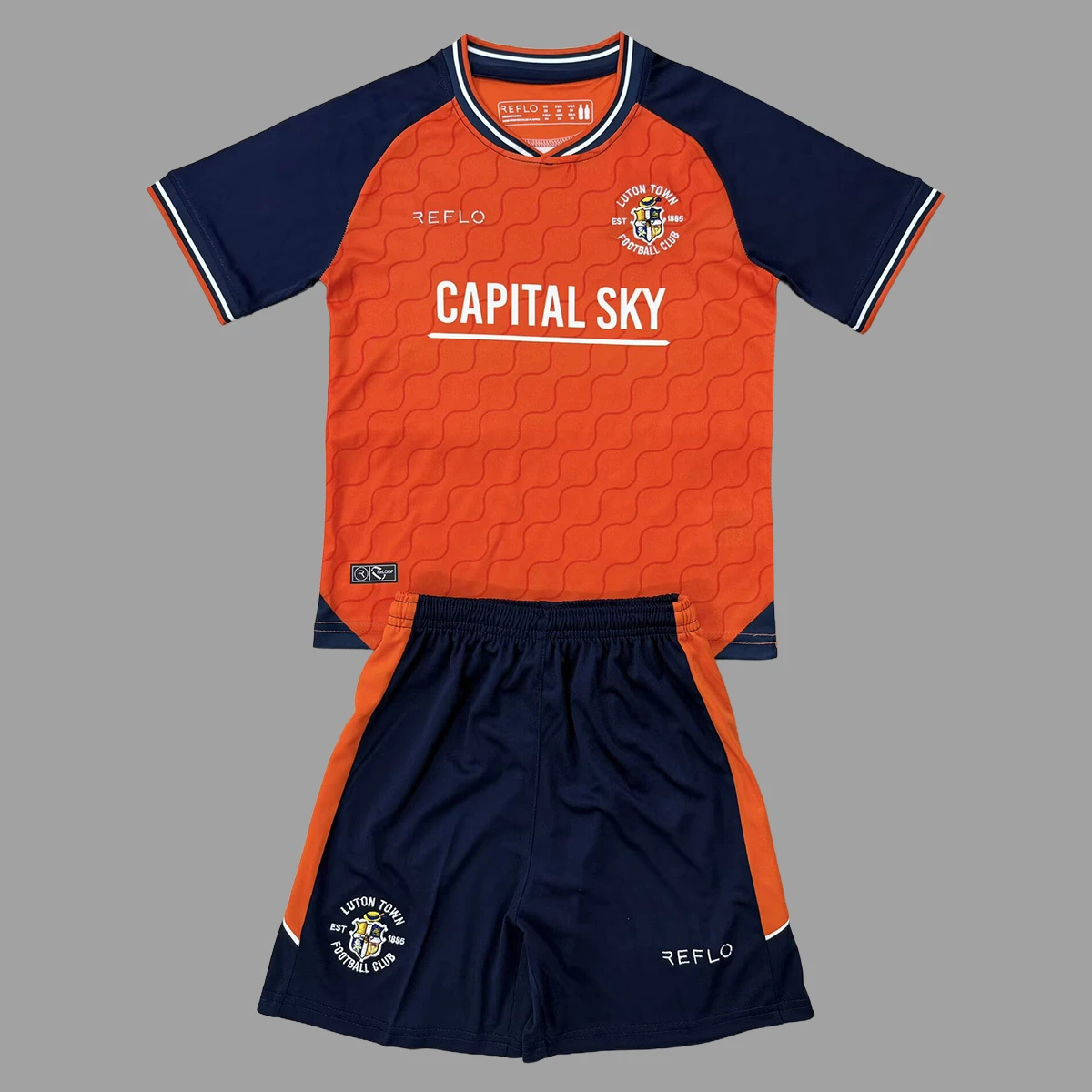 25/26 Luton Town Home Men Kids Soccer Jersey Size 16-2XL