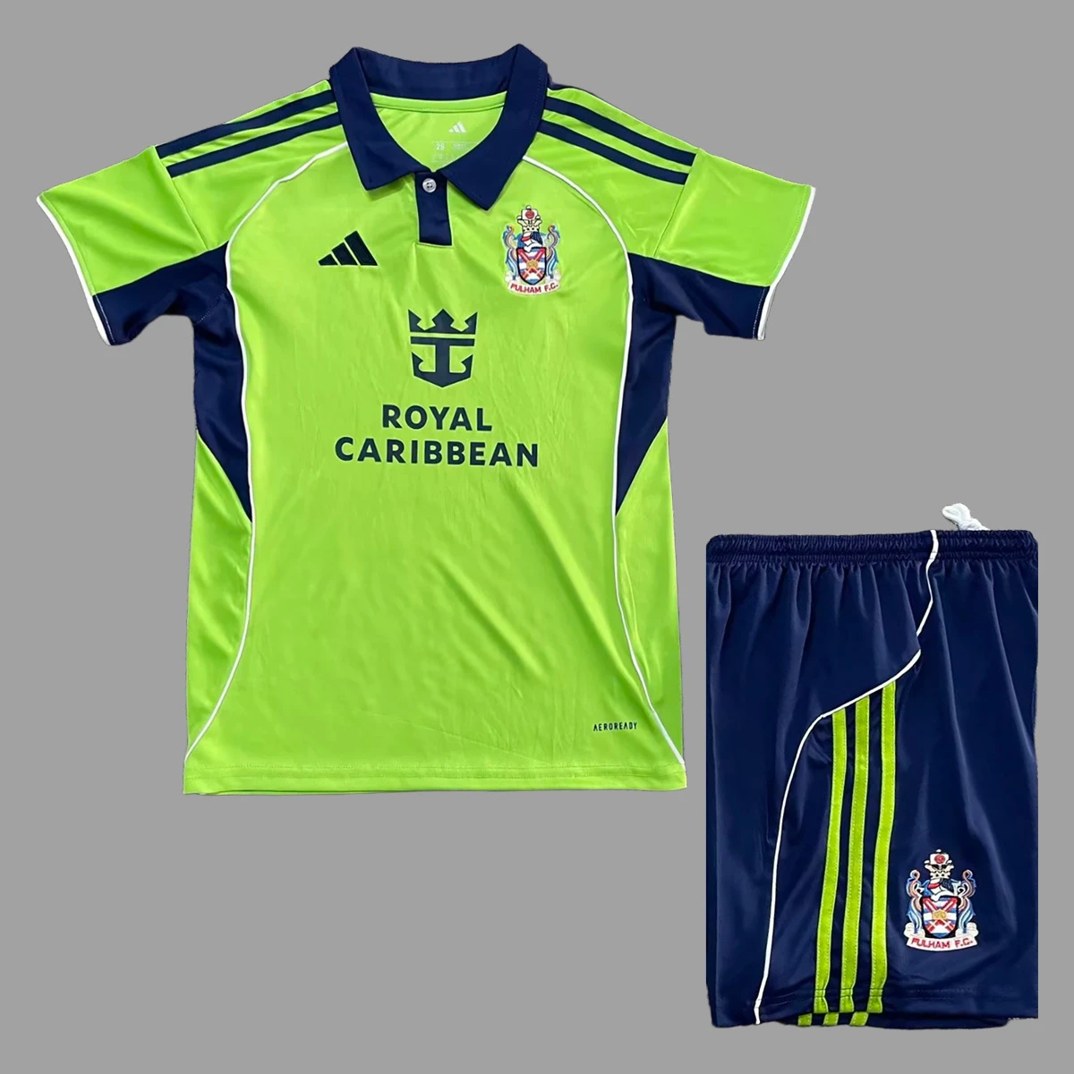 25/26 Fulham Away Kids Soccer Jersey Size 16-28