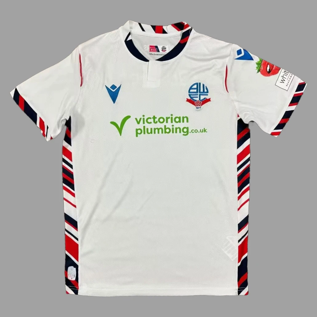 25/26 Bolton Wanderers Home Soccer Jersey
