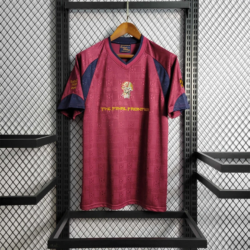 2010 West Ham United Iron Maiden Away Retro Soccer Jersey