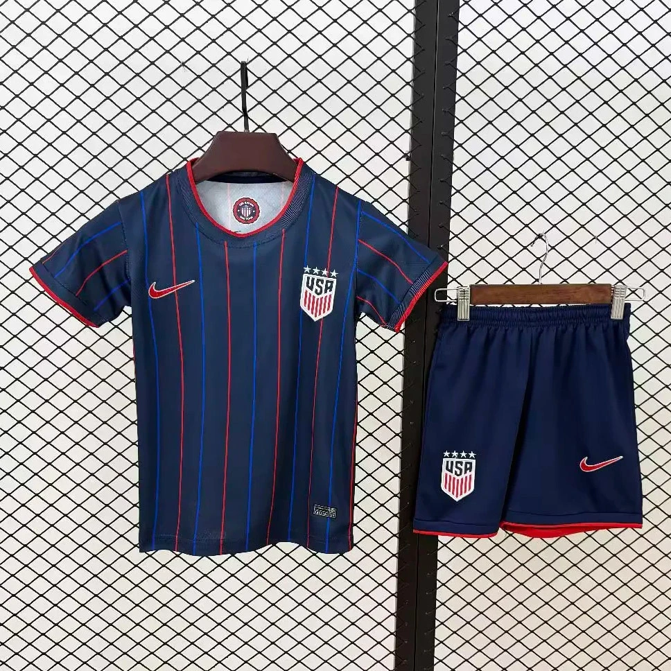 2025 USA Away Kids Soccer Jersey Size 16-28