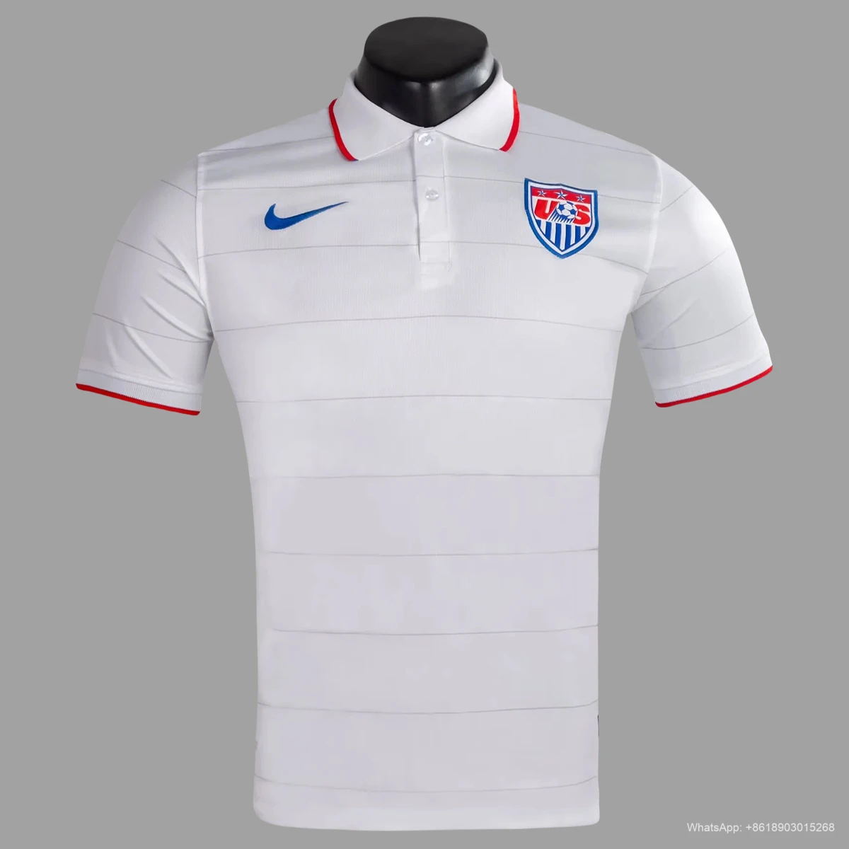 2014 USA Home Retro Soccer Jersey