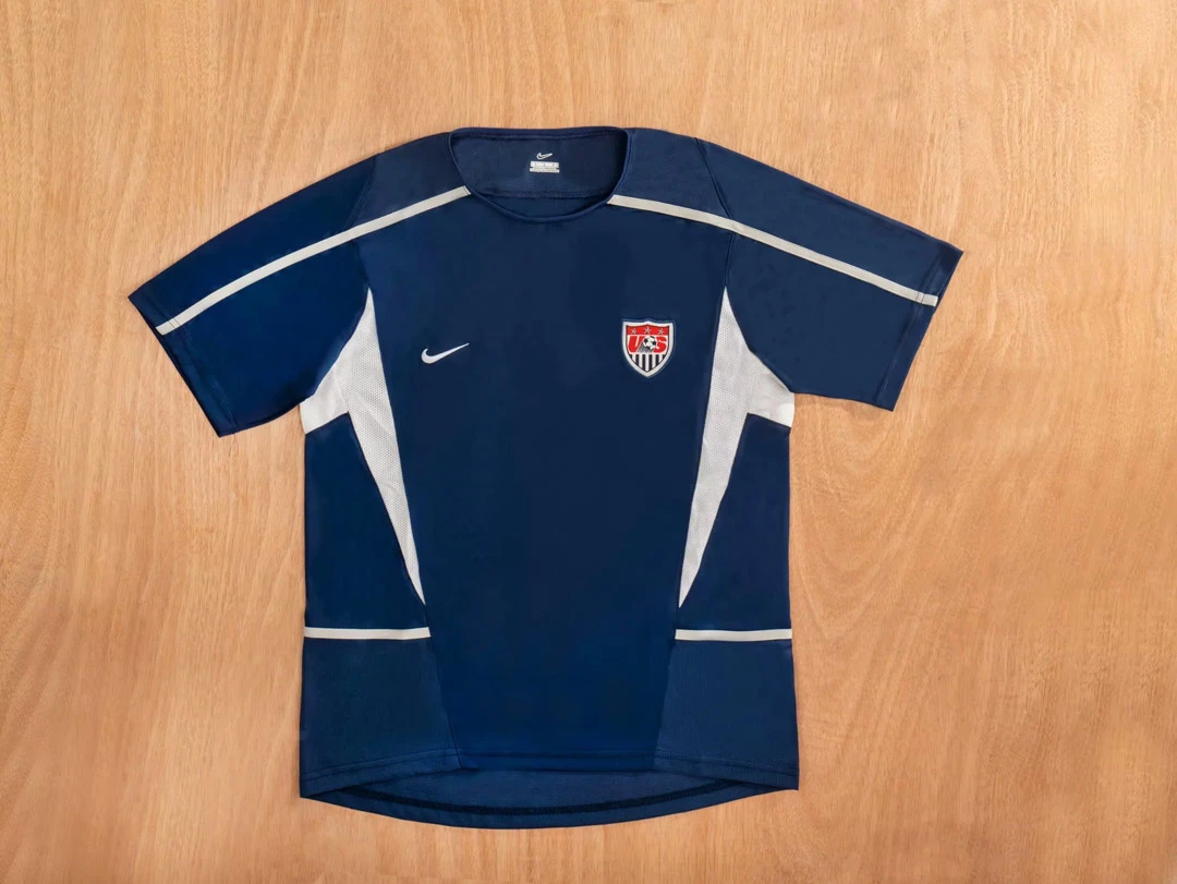 2002 USA Away Retro Soccer Jersey