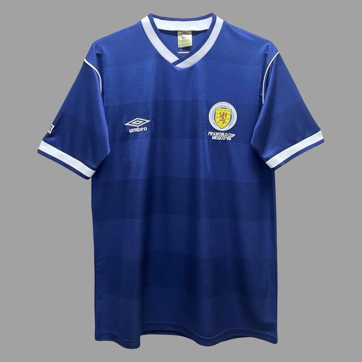 1986 Scotland Home Retro Soccer Jersey