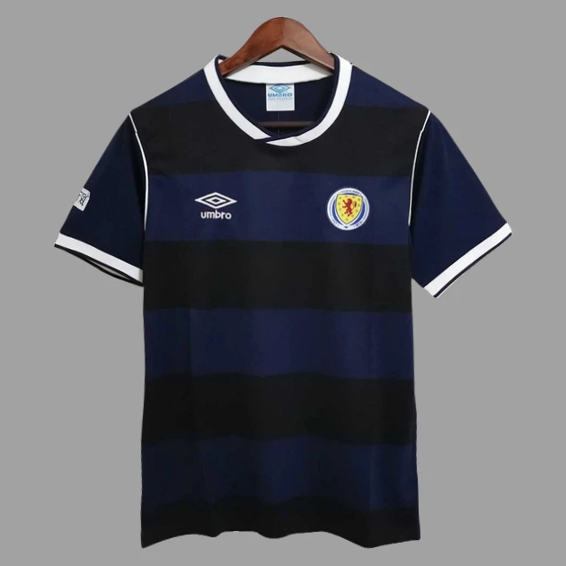 1982 Scotland Home Retro Soccer Jersey