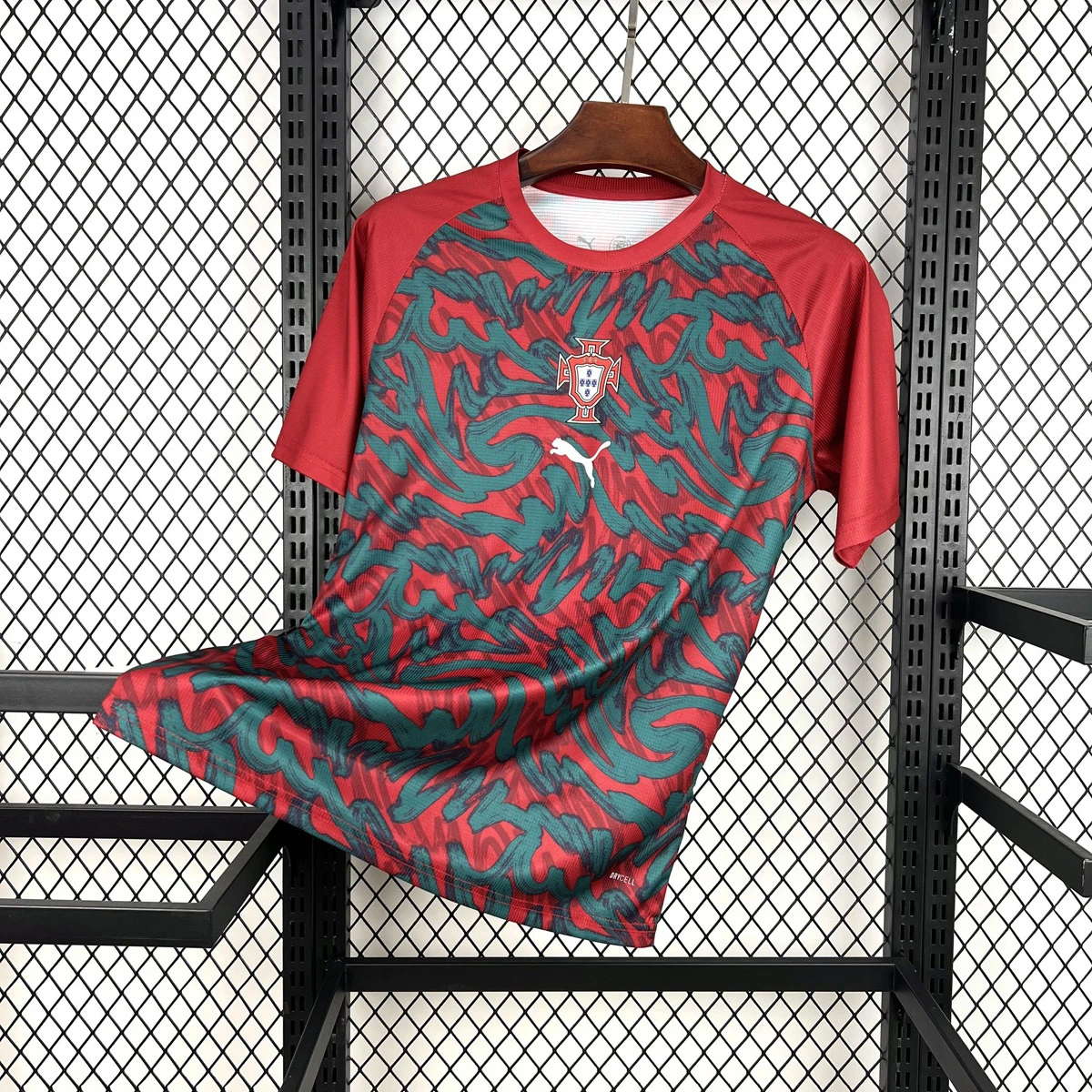 2026 Portugal Pre-Match Red Soccer Jersey