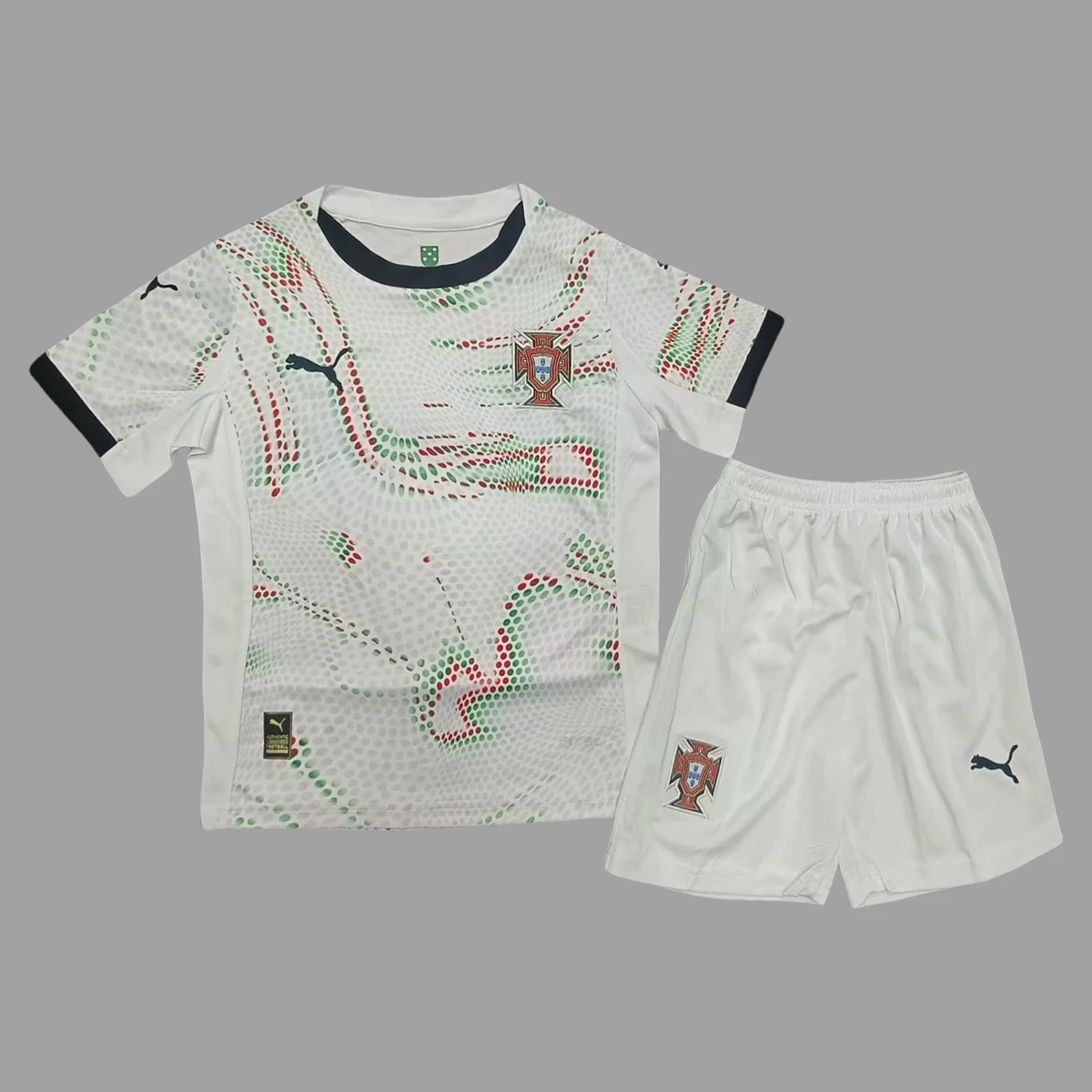 2025 Portugal Away Kids Soccer Jersey Size 16-28