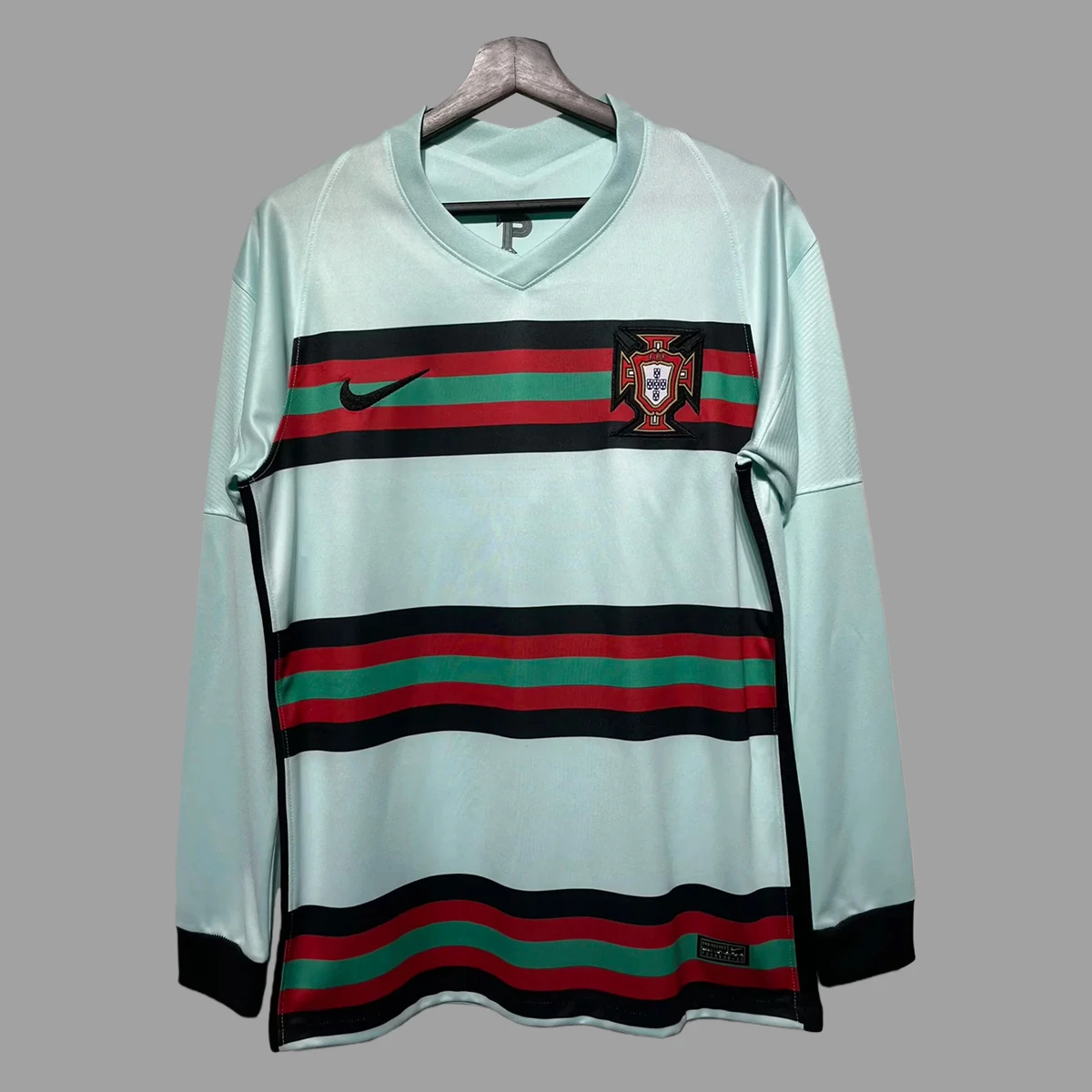 2020 Portugal Away Long Sleeve Retro Soccer Jersey