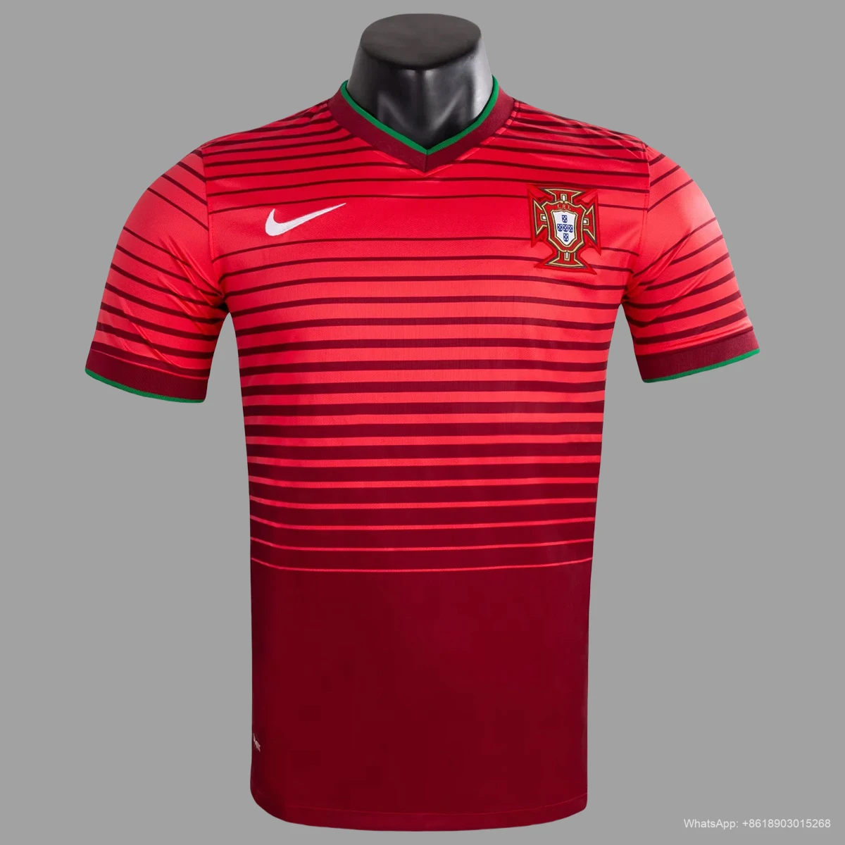 2014 Portugal Home Retro Soccer Jersey