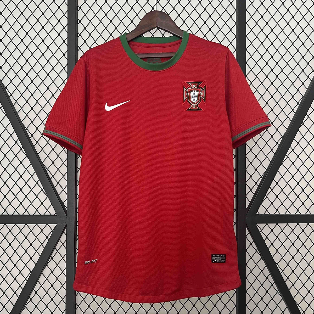 2012 Portugal Home Retro Soccer Jersey