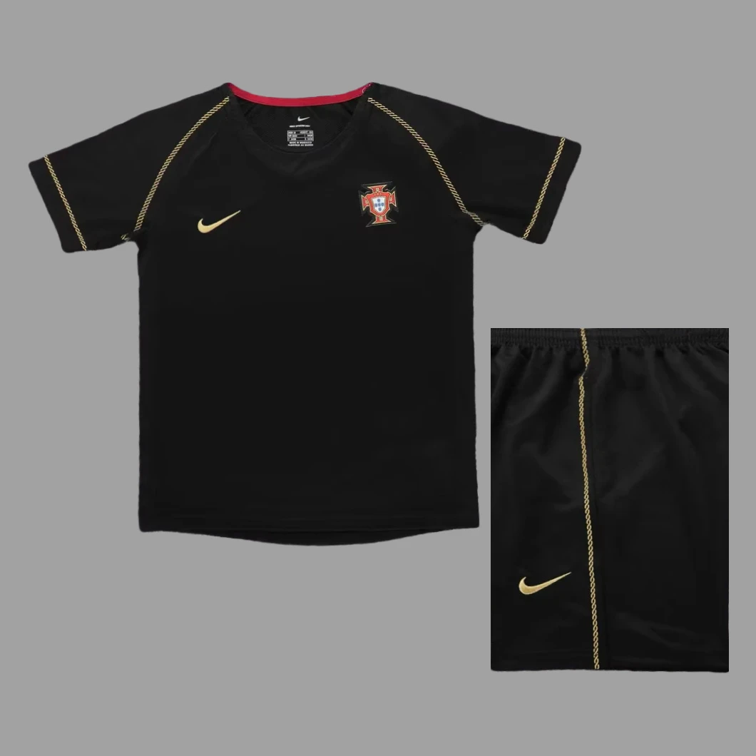 2006 Portugal Away Kids Retro Soccer Jersey Size 16-28