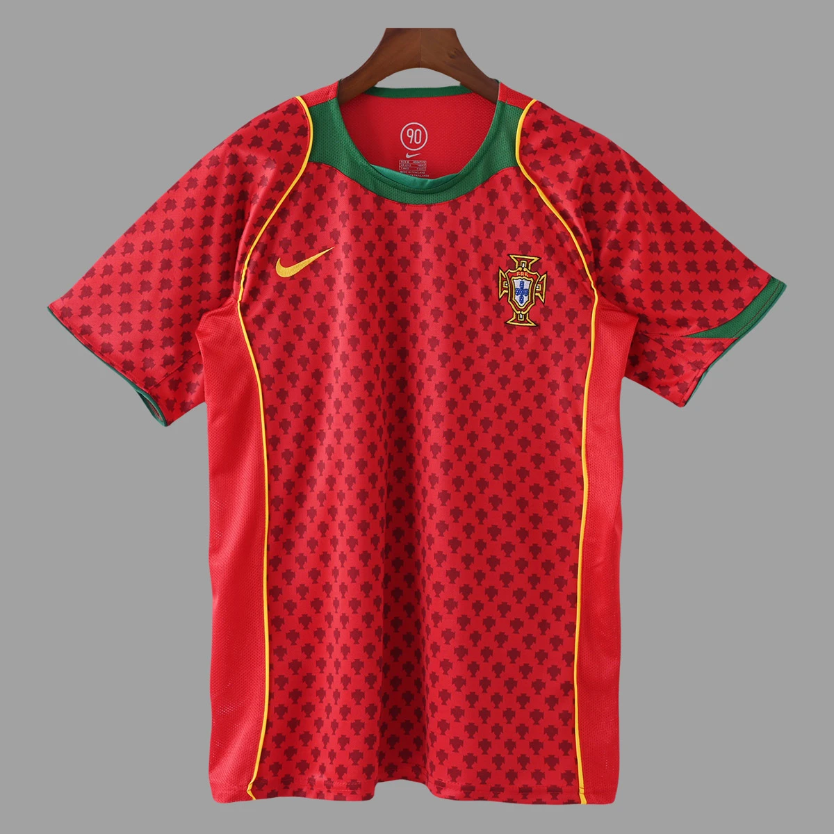 2004 Portugal Home Retro Soccer Jersey