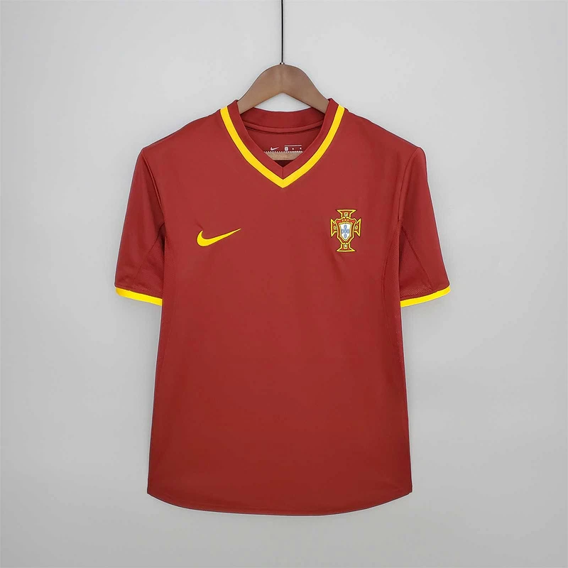 2000 Portugal Home Retro Soccer Jersey