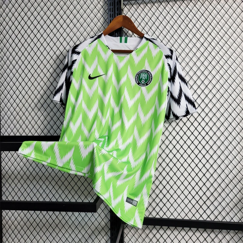 2018 Nigeria Home Retro Soccer Jersey
