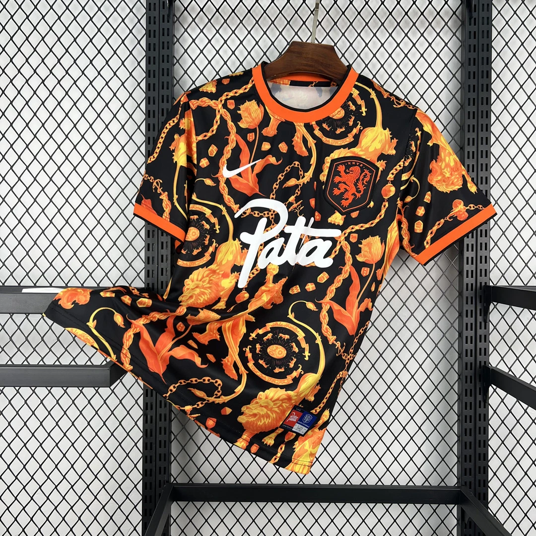 2026 Netherlands Patta World Cup Pre-Match Soccer Jersey