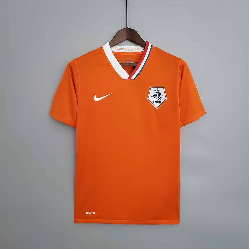 2008 Netherlands Home Retro Soccer Jersey