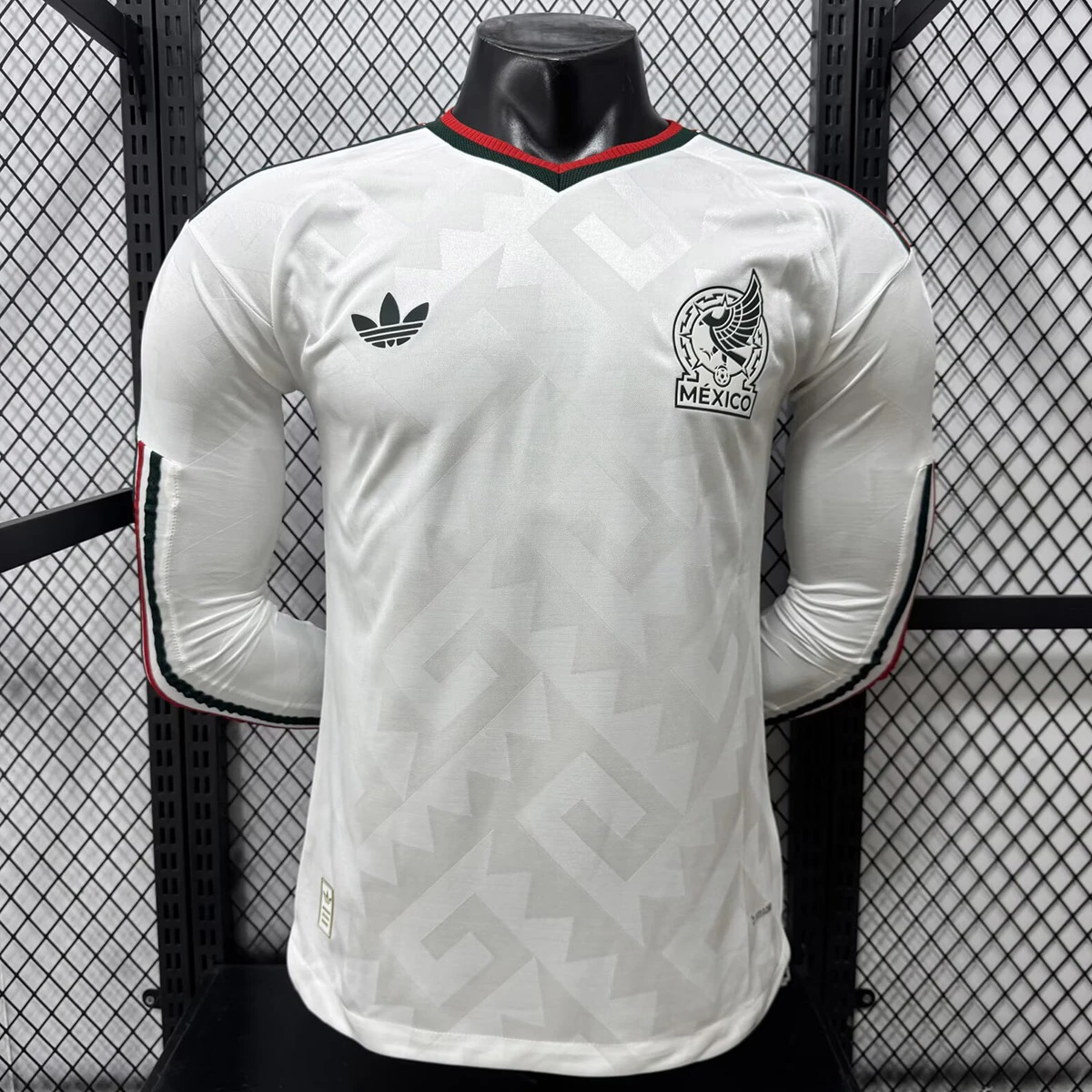 2026 Mexico Away Long Sleeve Player Version Soccer Jersey