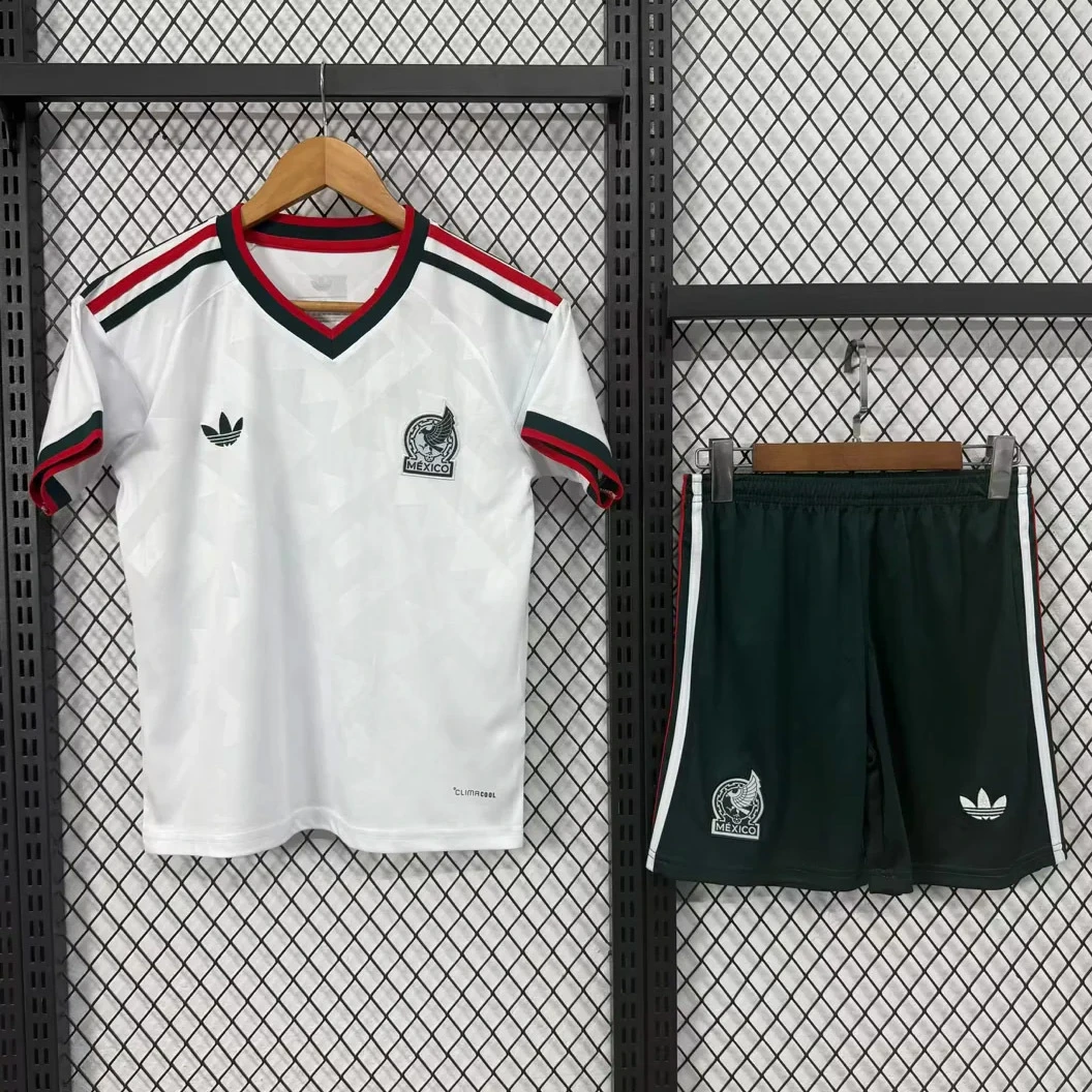 2026 Mexico Away Kids Soccer Jersey Size 16-28