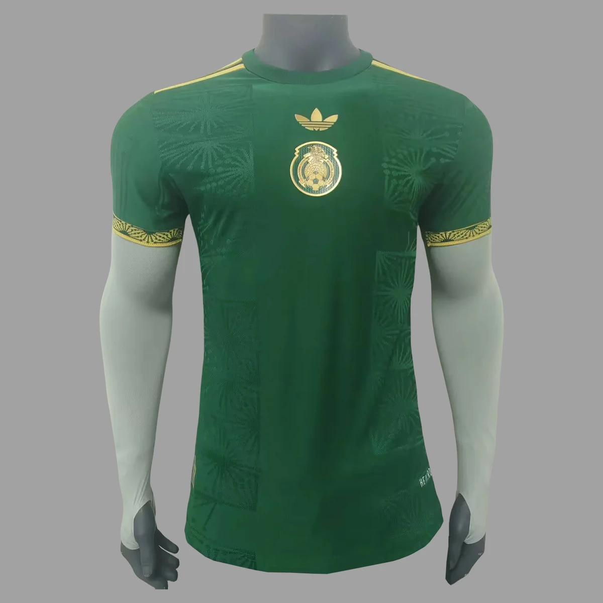 2025 Mexico Golden Cup Green Player Version Soccer Jersey