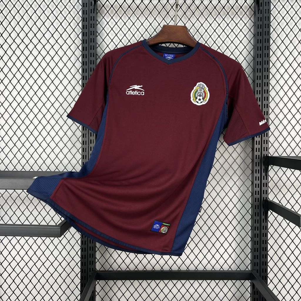 2002 Mexico Third Retro Soccer Jersey
